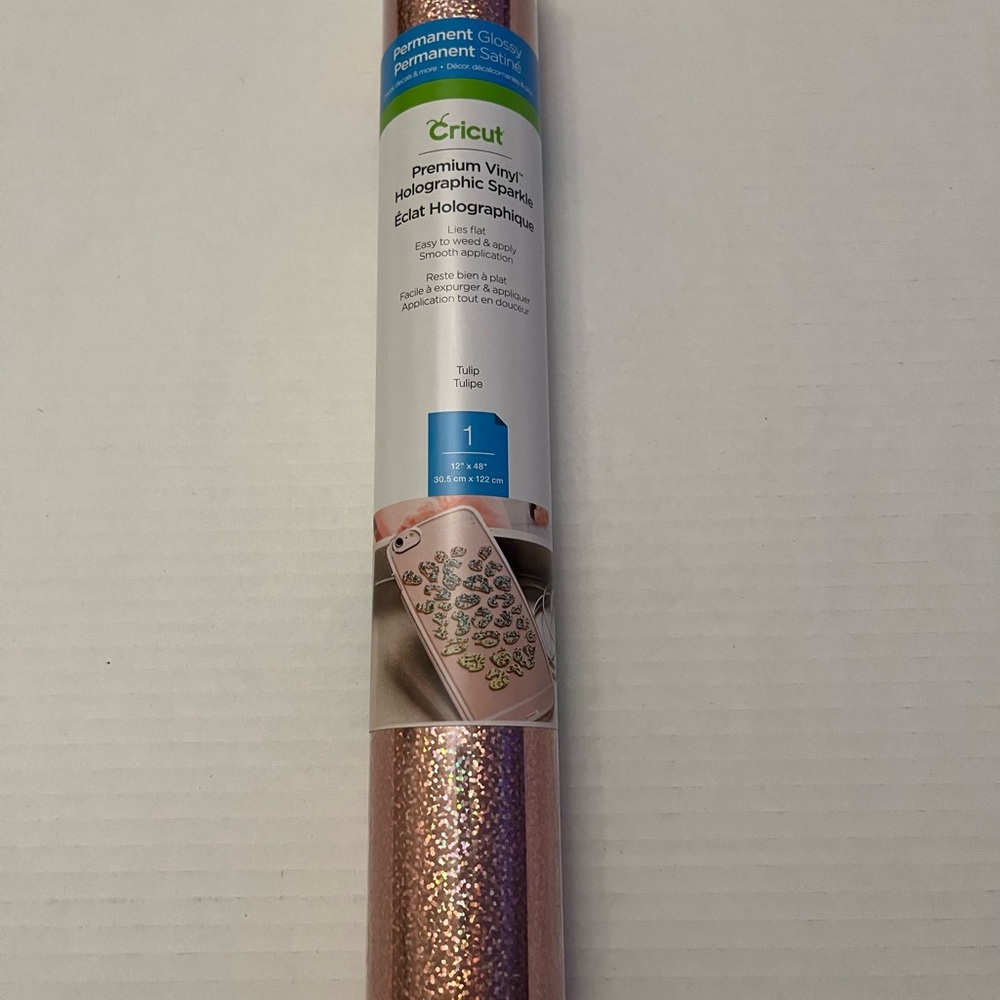 Cricut Premium Vinyl Holographic Sparkle - Pink